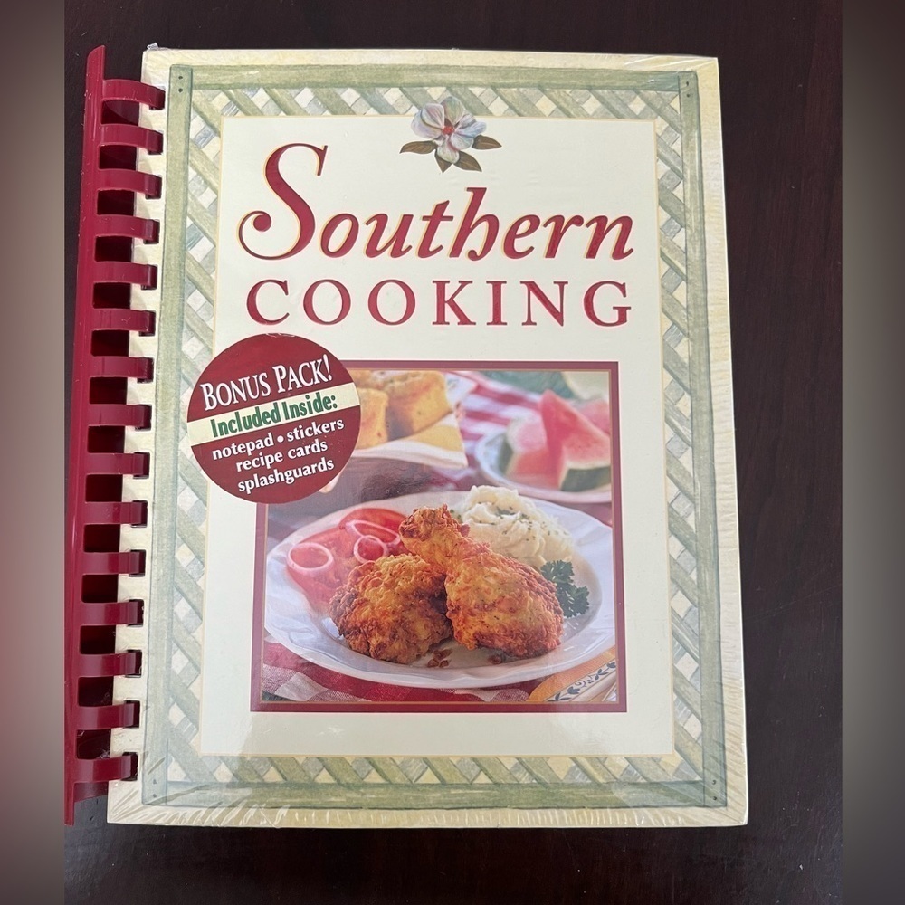 Southern Cooking Spiral Bound Cookbook with Bonus Pack. 2005